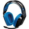 LOGITECH Cuffie da gioco, wireless, Logitech G G535 Lightspeed, stereo, microfono flip-up, PC, PS5, PS4, MAC, nero/blu
