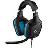 LOGITECH Cuffie da gioco, Logitech G432, audio surround 7.1, USB, Xbox One, PS4, Switch, PC, MAC, nero