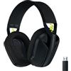 LOGITECH Cuffie da gioco, Logitech G G435 Lightspeed, wireless, Bluetooth, nero, cancellazione del rumore, 18 ore di autonomia della batteria