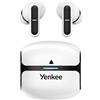 YENKEE Cuffie wireless TWS YENKEE EVEPODS PRO YHP 09BT WE, Bluetooth 5.3, microfono ENC, modalità gioco e musica, ricaricabili