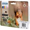 Epson Cartucce d'inchiostro multipack Epson 378 XL, nero, giallo, ciano, magenta, magenta chiaro, ciano chiaro, Claria Premium Ink, Expression Home XP-8605, XP-8606