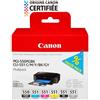Canon Confezione multipla di cartucce d'inchiostro, Canon PGI-550 / CLI-551, nero, ciano, magenta, giallo, grigio, 6 colori, originali