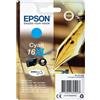 Epson Cartuccia d'inchiostro Epson T1632 XL ciano