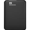 Western Digital Disco rigido esterno WD Elements, 1 TB, USB 3.0, nero, WDBUZG0010BBK-WESN