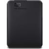 Western Digital Disco rigido esterno WD Elements, 5 TB, USB 3.0, portatile, nero