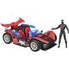 Hasbro Figurina Miles Morales, Bolide de course Remix, Marvel Spider-Man VenomVersus Epic World of Action, 10 cm, dai 4 anni in su