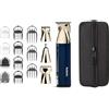 Babyliss Tagliacapelli multiuso senza fili BABYLISS Super-X Metal MT992E, autonomia 5 ore, 4 testine, edizione Gold & Navy