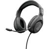 THE G-LAB Cuffie da gioco, The G-Lab KORP YTTRIUM, con cavo, microfono flessibile, leggere 237 g, PC PS4 Xbox One, nero
