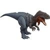 Jurassic World Action figure Abelisaurus, Jurassic World Renaissance, 30 cm, con funzione ruggito e movimento della coda, compatibile con app