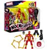 Hasbro Figurina MixMashers Iron Spider Deluxe, 12 cm, personalizzabile, con accessori, Marvel, dai 4 anni in su