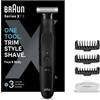 Braun Rasoio ibrido BRAUN Serie X XT3100, lama flessibile 4D, impermeabile, 3 pettini per il viso