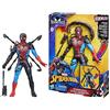 Hasbro Figurina Spider-Man Metamorfosi liquida, 28 cm, con accessori, Marvel Spider-Man VenomVersus, Giocattolo Supereroi