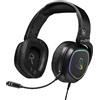 THE G-LAB Cuffie da gioco, The G-Lab KORP PROMENTHIUM, senza fili, RGB, microfono, PC PS4 Xbox One, nero