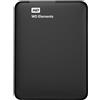 Western Digital Disco rigido esterno, WD Elements, 4 TB, USB 3.0, 2,5 pollici, nero, WDBU6Y0040BBK-WESN