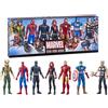 Hasbro Confezione maxi di personaggi Avengers, 7 personaggi da 30 cm, 5 accessori, Marvel Avengers Titan Hero Series