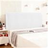 Ystyle Copri Testiera Letto, Copri Spalliera Letto Matrimoniale/Singolo Elasticizzata, Copertura Testata Letto Matrimoniale Lavabile, Headboard Cover Antipolvere Universale (120CM, Bianco Sporco)