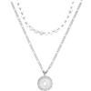 Purelei Waikikiki - Set di 2 gioielli da donna a strati con Lolani Necklace & Kalani Necklace - Acciaio inossidabile, impermeabile, regolabile 35 - 50 cm - Oro/Argento/Oro rosa, 50 cm, Acciaio