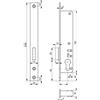 Roto 223918 schmalkasten della serratura 877 | Entrata: 25 mm | PZ