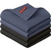 Artoid Mode Set di 4 strofinacci da cucina in 100% cotone, 34 x 34 cm, lavabili e assorbenti