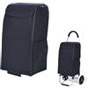 Mocoli Borsa Per Carrello Della Spesa, Borse Per Trolley Borsa Per Carrello Della Spesa Borsa Di Ricambio Per Carrello Della Spesa Borsa Pieghevole In Tessuto Oxford Impermeabile 55x34x24 Cm Nero
