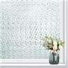 SAMHEITO Pellicola Privacy Pellicola per Finestre Vetri 3D Geometria Decorativa Autoadesive Anti-UV Controllo di Calore 60x200cm per Casa Cucina Ufficio