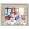 Zep Cornice per Foto da Tavolo 10x15 cm - Design Elegante in Legno con Decorazioni a Cuore - Perfetta per Casa e Ufficio Amici o Innamorati