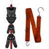 Prmape Stendino per Hockey, Appendiabiti Portatile da Hockey Rosso con 5 Ganci Regolabili, Organizzatore Attrezzatura Sportiva per Calcio, Pattinaggio e Campeggio, Rack Dryig per Casa e Outdoor