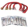Vrabocry 90 pezzi 0805 9 colori blu giallo rosso bianco caldo bianco verde arancione uv rosa SMD micro 20 mA diodi LED brasati mini diodo luminoso con 30 cm di lunghezza cavi micro per decorazioni fai