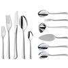 WMF Virginia Cromargan Protect® Servizio di Posate per 12 Persone, Argento, Set da Pezzi