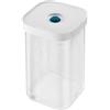 ZWILLING FRESH & SAVE CUBE La Mer Box, misura 2S, Contenitore modulare e impilabile, ermetico e sottovuoto, lavabile in lavastoviglie, Trasparent-La Mer