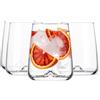 Glasmark Krosno 1992 Bicchieri per Acqua, Succhi e Cocktail 450 ml - Set da 4 Pezzi - Trasparenti - Set di Bicchieri per la Casa e la Ristorazione