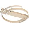 Fischer & Honsel Circly - Lampada da soffitto per soggiorno, camera da letto, 56 cm, in metallo, design moderno, dimmerabile, con telecomando, LED da 35 W
