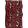 LOGOVISION Mule Biancotail Deer Hunting Pattern Coperta super morbida al tatto setoso - 91 x 147 cm