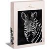 Ulmer Puzzleschmiede - Puzzle 'Zebra' - Classico da 1000 Pezzi - Ritratto di Animali Wildlife - Made in Germany