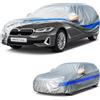 Holthly Telo Copriauto Esterno Station Wagon,Copertura Protettiva Auto 100% Impermeabile Anti UV Anti Graffi,Copriauto per Audi A6 Avant,BMW serie 5 Touring,Volvo V90,ecc.