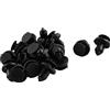 A ABSOPRO Rivetti Fissaggio Alette Paraurti Parafango Fermi Plastica Nero(20Set)