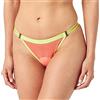 KARL LAGERFELD Donna Sheer Strappy Brazilian Corallo brillante S