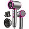 DMTIVMG Phon Capelli Professionale Asciugacapelli 2200W Ionico Motore AC Potente 2 Velocità & 3 Temperature Phon con Diffusore e Concentratore Asciugatura Rapida, Basso Rumore per Casa e Viaggio