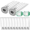 Ayxnzjsjm Kit 12 Sacchetti Compatibile per Vorwerk Folletto Vk7 Fp7 con 2 Filtro Motore, Filtrazione a 5 Strati Sacchetti Aspirapolvere con Carbone Attivo, Pulizia Efficiente