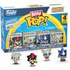 Funko Bitty POP! 4 Pack: Sonic The Hedgehog - Shadow with Emerald, Rouge, Neo Metal Sonic, Silver the Hedgehog - 0,9 pollici (2,2 cm) Da collezione - Scaffale espositivo impilabile incluso