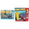 GOLIATH Crazy Race - Set di 2 giochi: Domino Express Track Creator + Starter Lane - Gioco di costruzione - Corse di domino - Diventa il re della cascata - Per giocare da solo, con la famiglia o gli amici - 1+