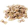 HOTMNTY Benda Elastica Clip, Gancio Fibbia Elastica, Ganci di Fissaggio Clip di Fissaggio, Stretch Metal Clips, Clip Elastiche per Bendaggi Elastici di Garza per Vari Tipi Fasciature, Marrone, 20 Pezzi
