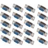 Oiyagai 20 Pezzi Connettore DB15 VGA Femmina 3 File 15 Pin Tipo di Saldatura D-SUB Adattatore di Ricambio
