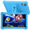 SANNUO Tablet bambini 7 pollici con Controllo Parentale, Android 13, Schermo IPS, 8GB RAM 64GB ROM(256 GB Espandibile), WiFi, App Pre-installed, Doppia fotocamera, Tablet Educativo con Custodia (Blue)