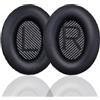 HidaArk Cuscinetti auricolari di ricambio per cuffie Bose QuietComfort 35 (QC35) e Quiet Comfort 35 II (QC35 II), cuscinetti di ricambio per cuffie con isolamento acustico in memory foam in morbida