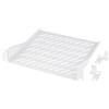 GeeekPi Mensola per server rack 1U, profondità 200 mm, universale, vassoio cantilever ventilato, per server e armadi di rete da 10 e DeskPi RackMate T1/T0 (bianco, 1U-1 PCS)