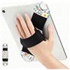 FINTIE Supporto Universale per 9-11 Pollici Tablet & eReader, [Girevole a 360 Gradi] Impugnatura Regolabile Portatile e Sicura Mano Cinturino Titolare per Tablet iPad/Samsung/Xiaomi, Spring Bloom