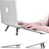 nediea Supporto per computer portatile per scrivania, supporto di raffreddamento per laptop, alzata per tastiera, supporto per laptop compatibile con MacBook Air Pro, Dell, HP, Lenovo More 10-15,6