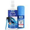 Blum Manufaktur Blum 100ml Detergente PROFUMATO per schermi OCEAN BREEZE + panno microfibra 30x30cm - Pulitore schermo TV, laptop, notebook, PC, monitor, smartphone - Pulizia senza aloni per pulire,pulisci