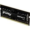 Kingston FURY Impact 32GB 3200MHz DDR4 CL20 Memoria Laptop Modulo Singolo, KF432S20IB/32